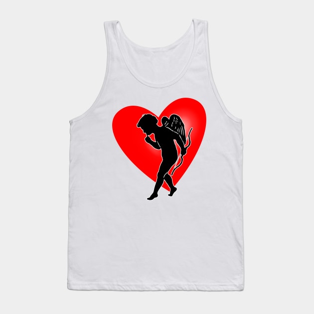 Eros cupid angel in the hearts in love Tank Top by Marccelus
